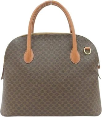 Celine Pre-owned Handbags, female, Brown, Size: ONE SIZE Pre-owned Plastic Vintage Handbag