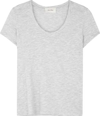 American Vintage Jacksonville Slubbed Cotton-blend T-shirt - Grey - XS