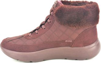 Skechers Bordo Botje + Wol Slip-In - Dames - Snowboots - Bruin - 39 EU - Wol - Fitness
