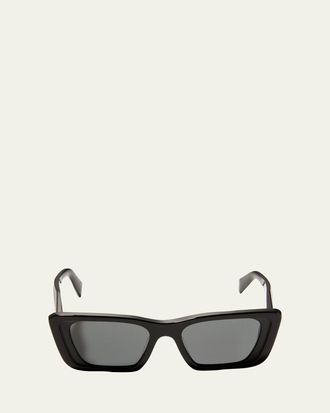 Prada Marble Acetate Butterfly Sunglasses