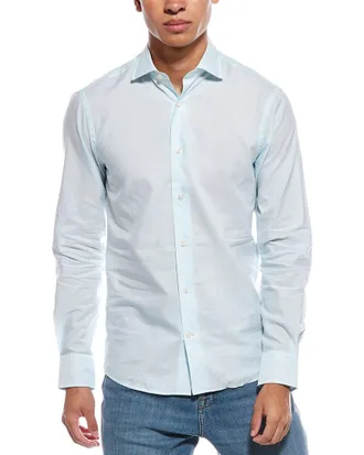 Robert Talbott Micro Linen-Blend Shirt