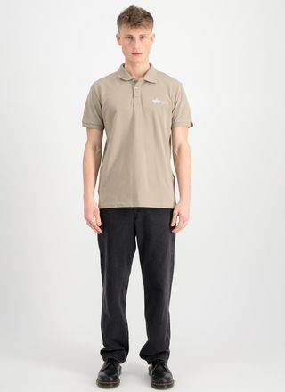 Alpha Industries Poloshirt ALPHA INDUSTRIES Basic Polo SL, Herren, Gr. XL, beige (vintage sand), Obermaterial: 100% Baumwolle, Shirts Poloshirt