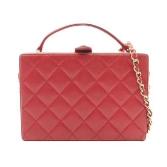 Chanel Borsa Matelass&eacute; Pre-owned - - Pre-owned - Donna - Rosso - ONE SIZE
