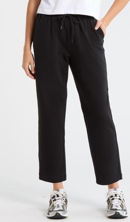 Zella Tempo Terry Ankle Pants in Black at Nordstrom, Size X-Small