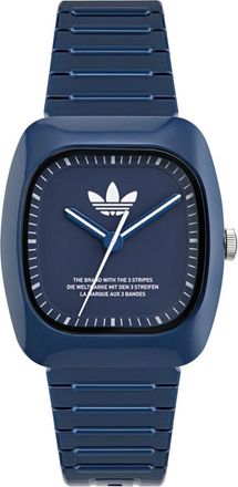 adidas Retro Wave Two Blauw Quartz Horloge - unisex - Horloges - Blauw - ONE Size - Accessoires