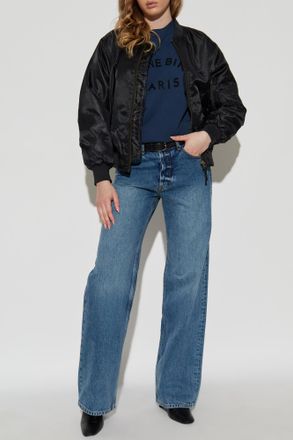 Anine Bing Jacket Leon, Womens, Black