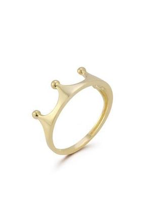 Ember Fine Jewelry Crown Ring in Gold at Nordstrom Rack, Size 6