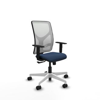 Piqueras y Crespo Silla De Oficina Piqueras Y Crespo Motilla Azul Marino Similpiel