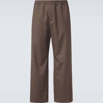 The Row Pantalones anchos Ari de lana