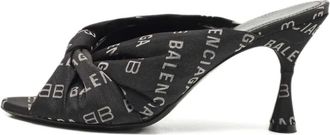 Balenciaga Mules con stampa - Nero