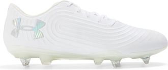 Under Armour Mens Magnetico Control Lace-Up Sneakers in White - Size UK 7.5