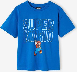 Nintendo Jungen T-Shirt SUPER MARIO elektrisch blau