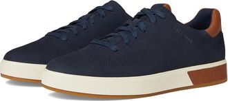 Cole Haan Grandpro Angleace Sneakers Mens Shoes Navy Blazer/British Tan/Gum : 10.5 D - Medium, Leather