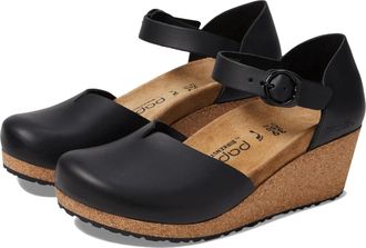 Birkenstock Papillio by Birkenstock Mary 1018523 Sandals Black Wedge Heel ZOGG2744