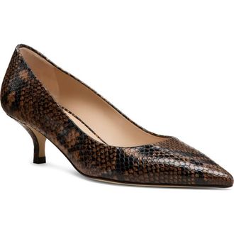 Stuart Weitzman Stuart Power 50 Pump in Espresso at Nordstrom Rack, Size 7.5