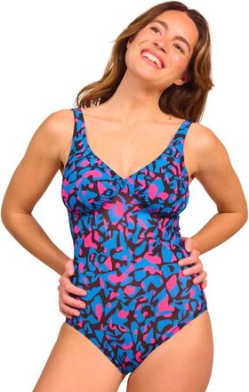 Kiniki Womens Tan Through Support Top Swimsuit Swimwear - Oasis