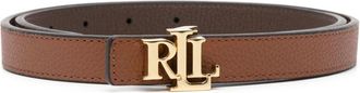 Lauren Ralph Lauren reversible leather belt - women - Calf Leather - S - Brown