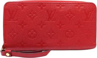 Louis Vuitton Monogram Empreinte Coquelicots Monogram Empreinte Long Wallet (Bi-Fold) (Pre-Owned)
