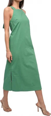 Greylin Lizette Midi Dress In Fern Green