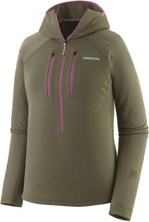 Patagonia R1 Ultralight Hoody Fleecepullover f&uuml;r Damen | oliv