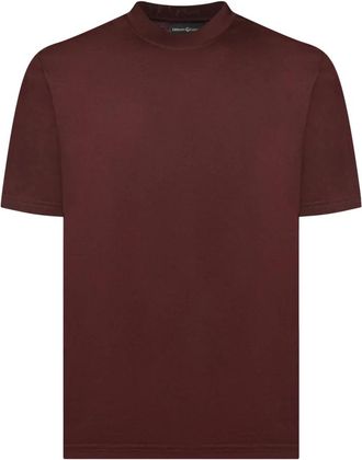 Giuliano Galiano T-Shirts - Heren - T-shirts - Rood - L - Tops