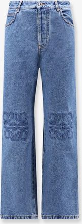 Loewe Jeans Anagram Baggy con ricamo frontale - LOEWE - gender_Man