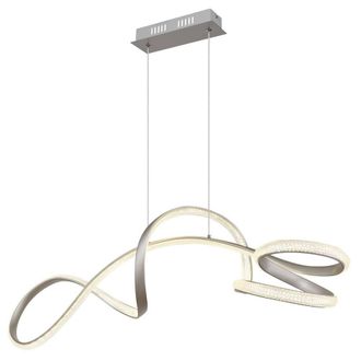Netlighting Swirl Pendant Ceiling Light Nickel Matt LED 4000K in Grey