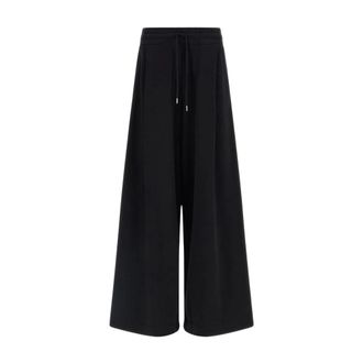 Dries Van Noten Hadium 4610 Trousers - female - Dries Van Noten - Wide Trousers - Black - XS - Trousers