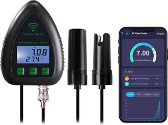 OEM Monitorizaci&oacute;n Online Mediante Aplicaci&oacute;n, Analizador De Calidad Del Agua Por Wi-fi (ph/tds/sal/densidad/temperatura) Para Acuarios, Hidropon&iacute;a, Pisci