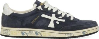 Premiata Istrice Sneakers - Heren - Sneakers - Blauw - 40 EU - Leer - Schoenen