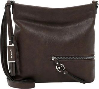 Tamaris Nele Crossbody Bag - Dames - Tassen - Bruin - Maat: ONE Size Leer