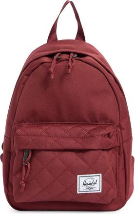 Herschel Classic Mini Backpack in Oxblood Red Quilted at Nordstrom Rack