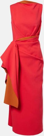 Roksanda Ilincic Calatrava crêpe midi dress