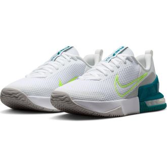 Nike Air Max Alpha Trainer 6 Training Shoe in White/Hot Lime/Grey Fog at Nordstrom Rack, Size 11.5