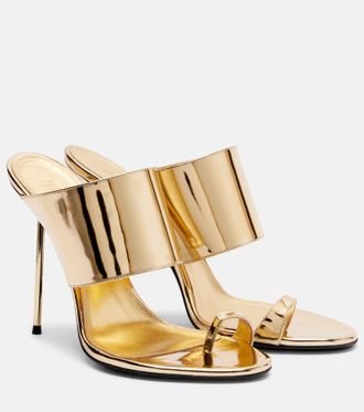 PARIS TEXAS Lidia 105 patent leather mules