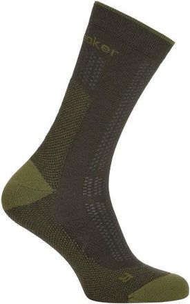 Icebreaker Merino Hike+ Ultralight Crew Wandersocken f&uuml;r Herren | oliv