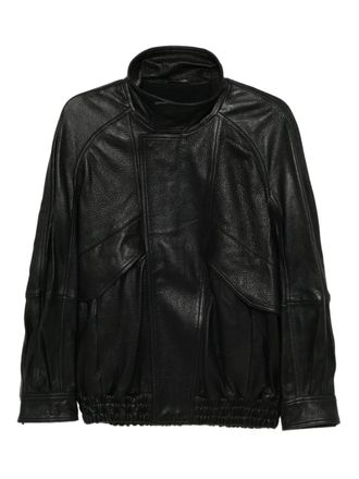 Nour Hammour Giacca Ariste in pelle - Nero