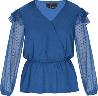 Faina Blouse Dames blauw