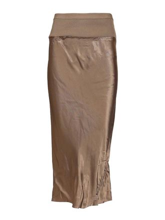 Rick Owens Knee Bias Midi Skirt