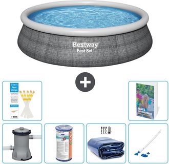 Bestway Piscina Bestway Fast Set Redonda - 457x84 Cm - 7-piezas S201