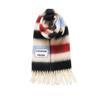 VERB TO DO Accessoires, Dames, Veelkleurig, ONE Size, Polyester, Scarf 185x 30 Fashion Fever