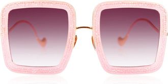 Anna-Karin Karlsson BEAMING SKY Pink Womens Sunglasses Gold Size 52