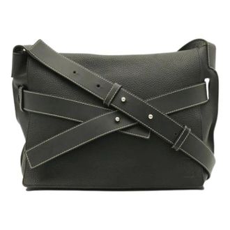 Loewe Pre-owned Shoulder Bag - Dames - Vintage Schoudertas - Zwart - ONE Size - Leer - Vintage