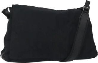 Ferragamo Pre-owned Nylon shoulder-bags - Dames - Vintage Schoudertas - Zwart - ONE Size - Nylon - Vintage