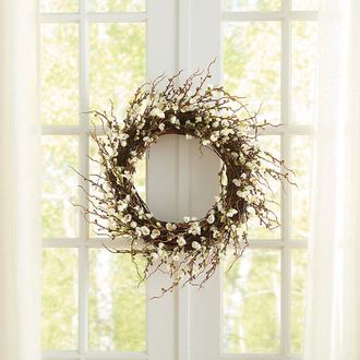Ballard Designs Peach Blossom Wreath - Ballard Designs