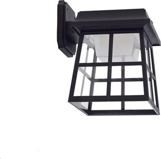 Lindby L&aacute;mpara Solar Exterior latarka En Negro De Pl&aacute;stico - Lindby