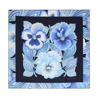 Ferragamo Silky Scarves, female, Multicolor, Size: ONE SIZE Silk Foulard