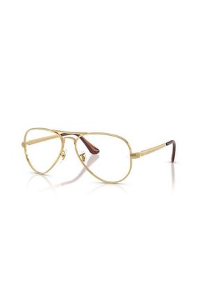 Ray-Ban 58mm Pilot optical glasses in Gold at Nordstrom