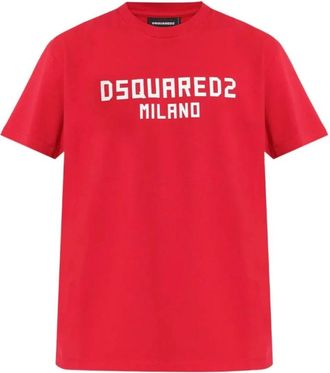 Dsquared2 Uomo, Top, Rosso, S, new