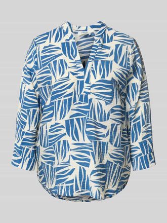 s.Oliver Red Label Regular Fit Blusenshirt aus Viskose-Mix in Ocean, Gr&ouml;&szlig;e 38